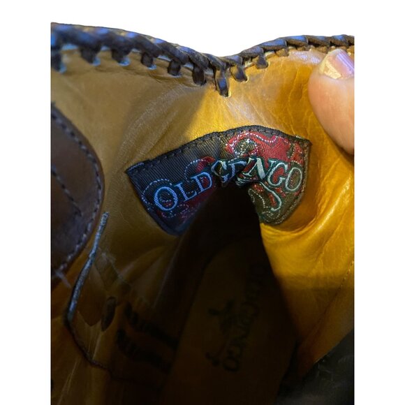 Old Gringo Polo Chale Boots Size 10B Zipper Leather SEE PHOTOS - Picture 5 of 10